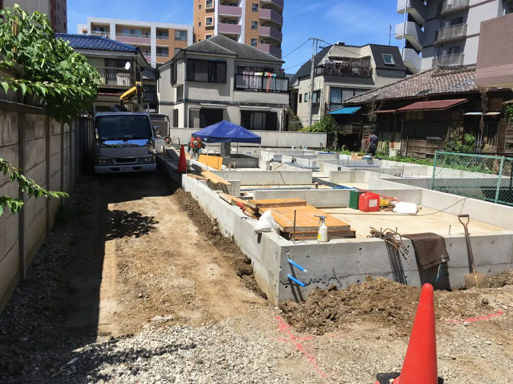 基礎工事　福祉住宅　横浜市