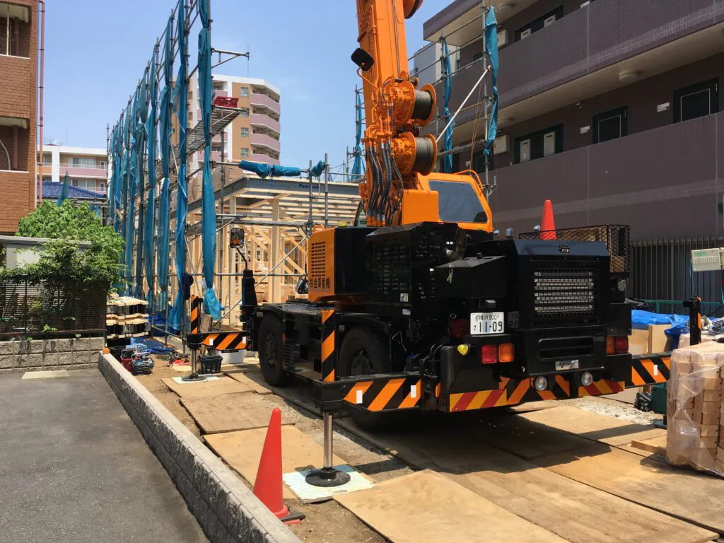 横浜市テクノストラクチャー上棟工事