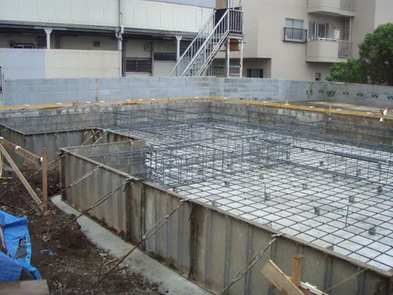 横浜市青葉区　2階建て　上棟工事