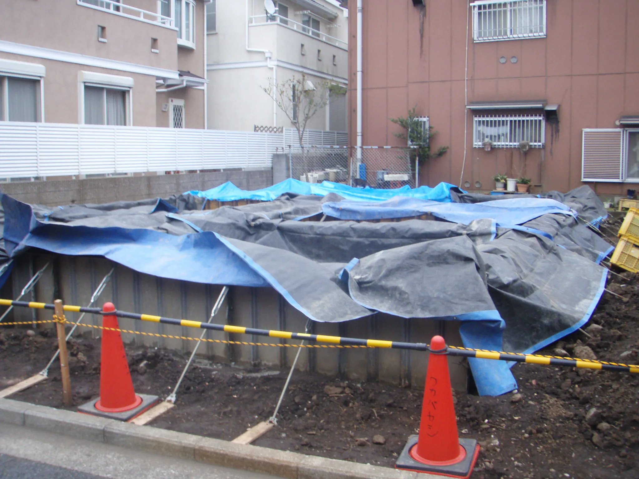 基礎立ち上がりコンクリート打設完了